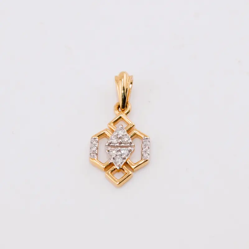 GOLDEN GEOMETRIC RADIANCE PENDANT