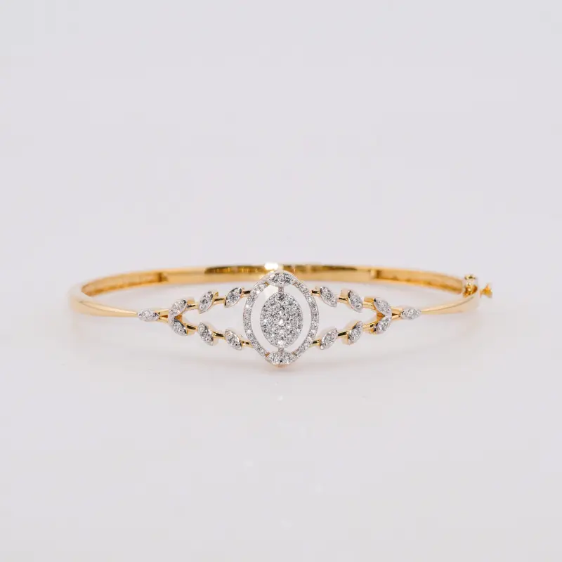 FOLIAGE MARQUISE BANGLE