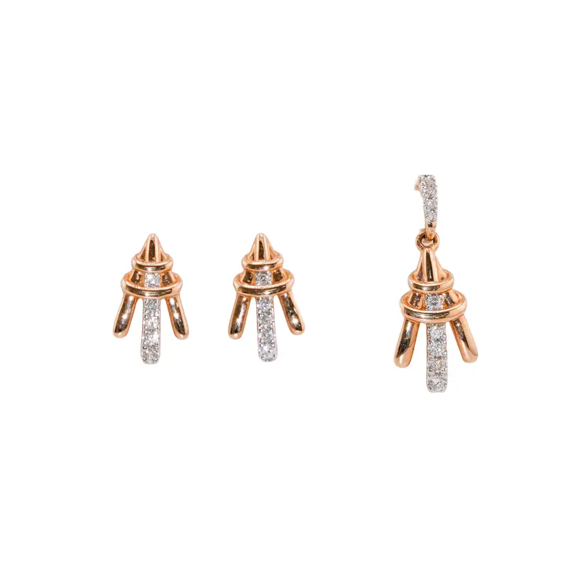 ROSE GOLD SPIRE SET