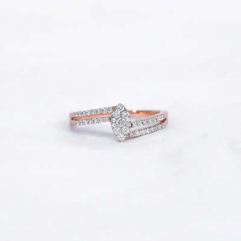 MARQUISE BYPASS RING
