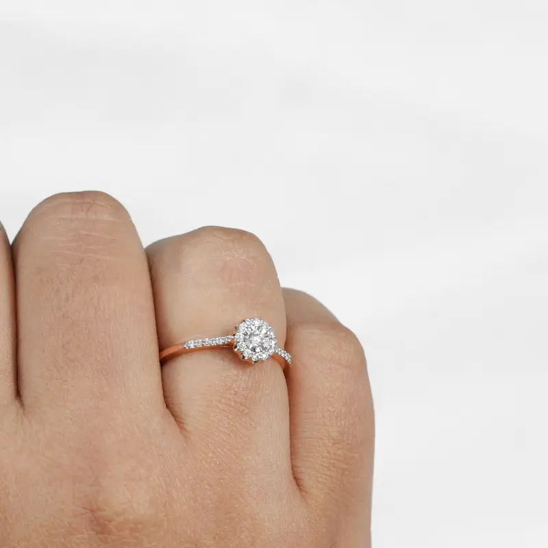 BLOSSOM PAVE RING