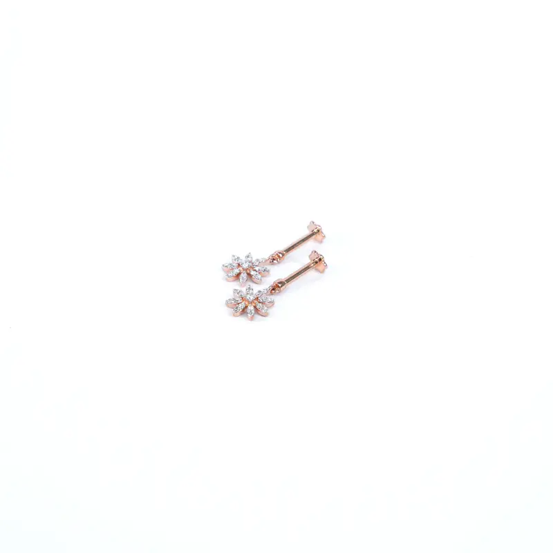 GULABI PETAL DIAMOND BUGADI