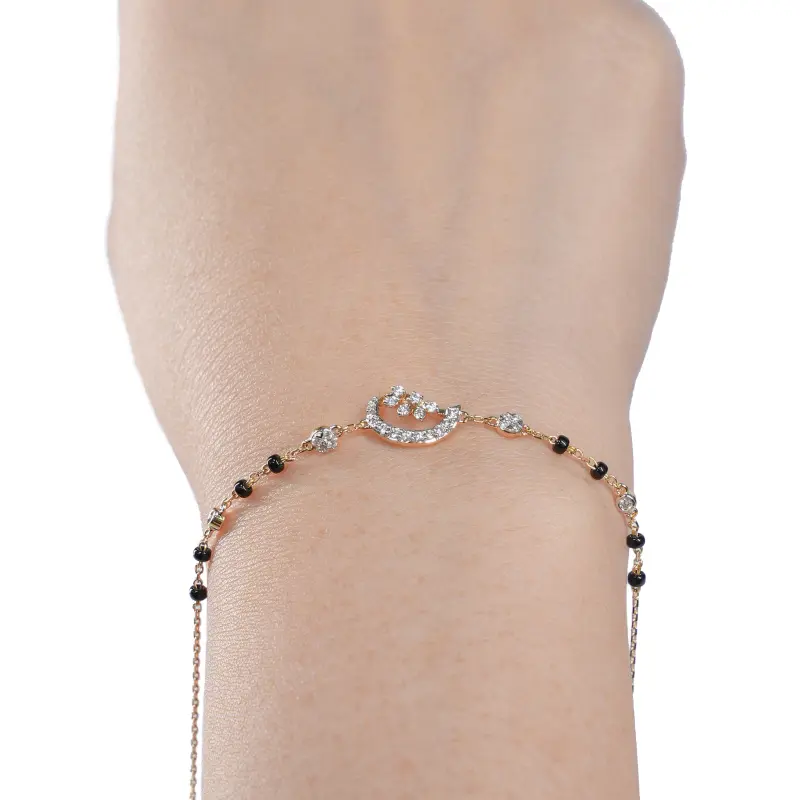 AADHYA FLORAL MANGALSUTRA BRACELET