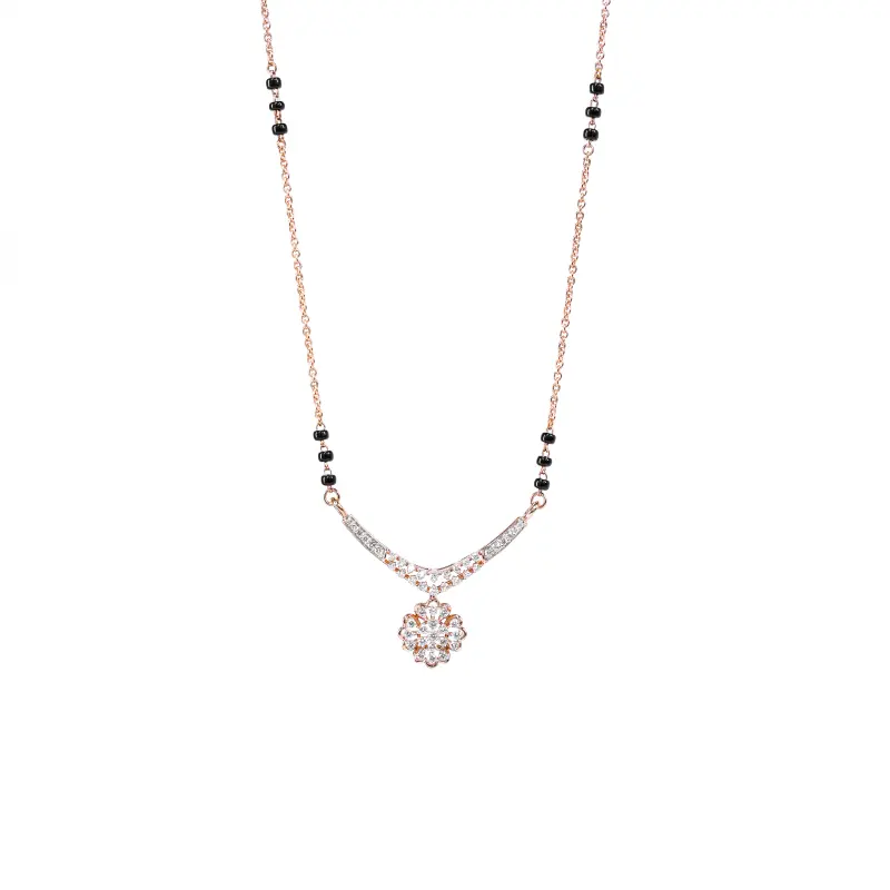 BANDHAN FLORAL DIAMOND MANGALSUTRA