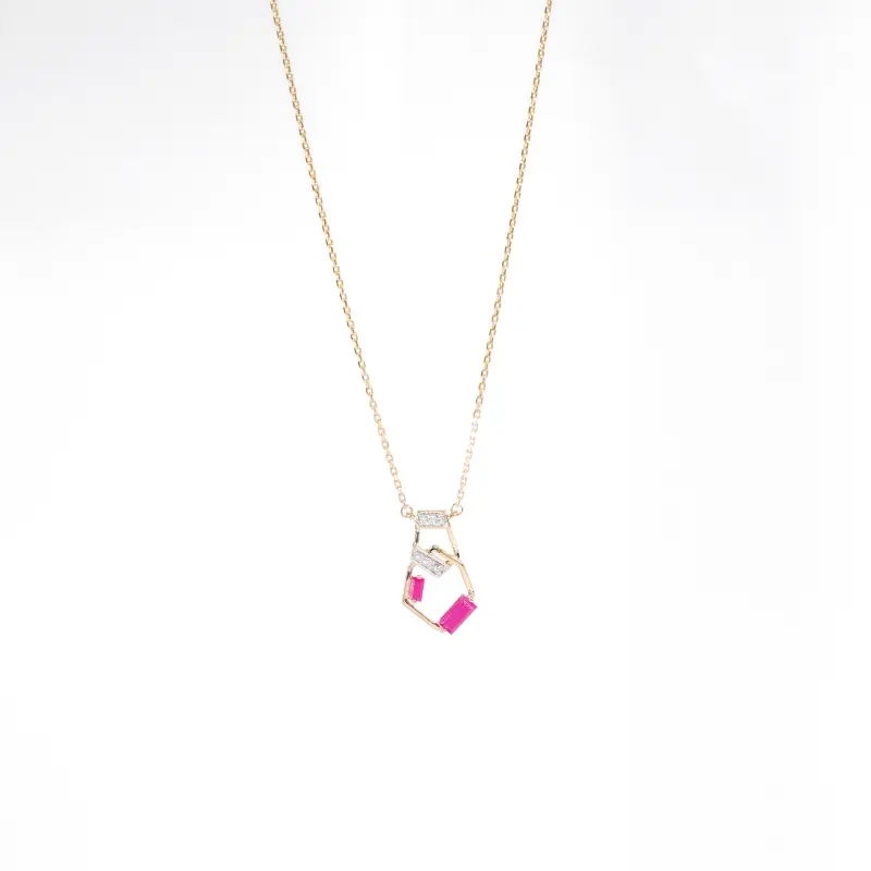ABSTRACT BLOOM NECKLACE